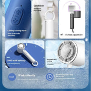 Portable Ice Cooling Fan by Silerro